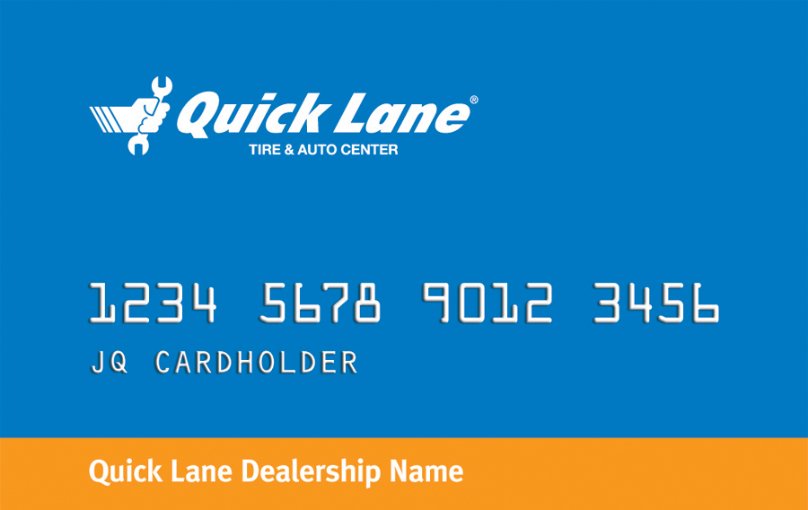 Quick Lane Credit Card