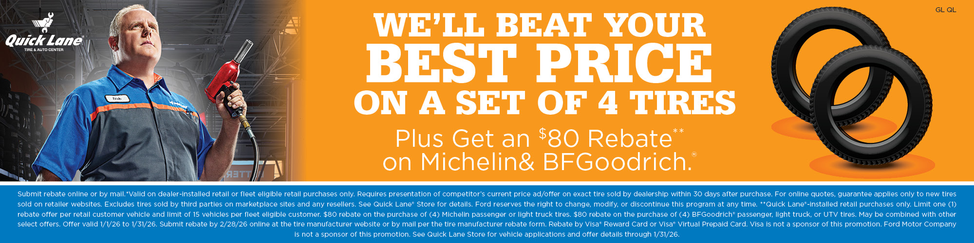 tire price special guarantee