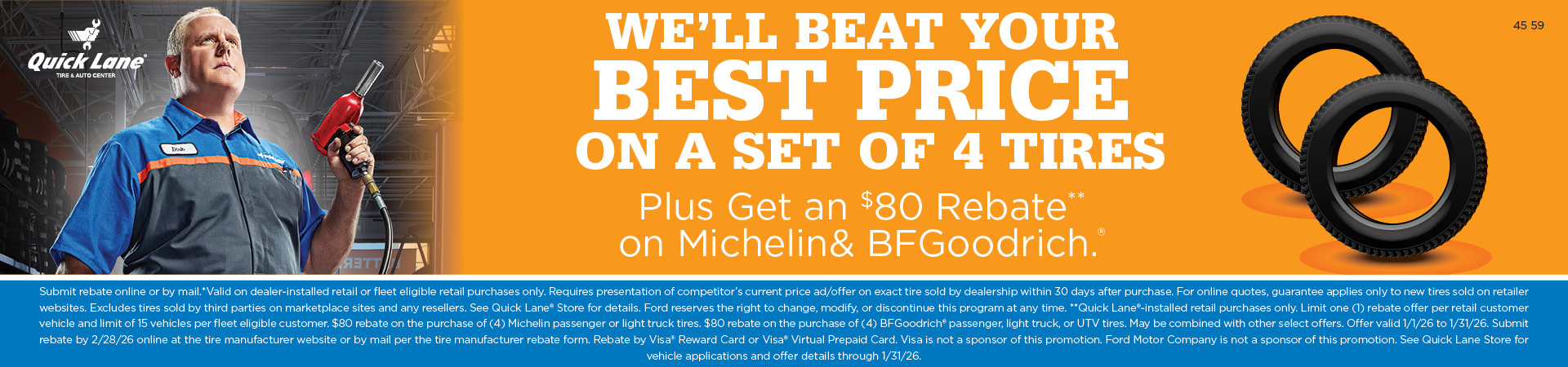 tire price special guarantee