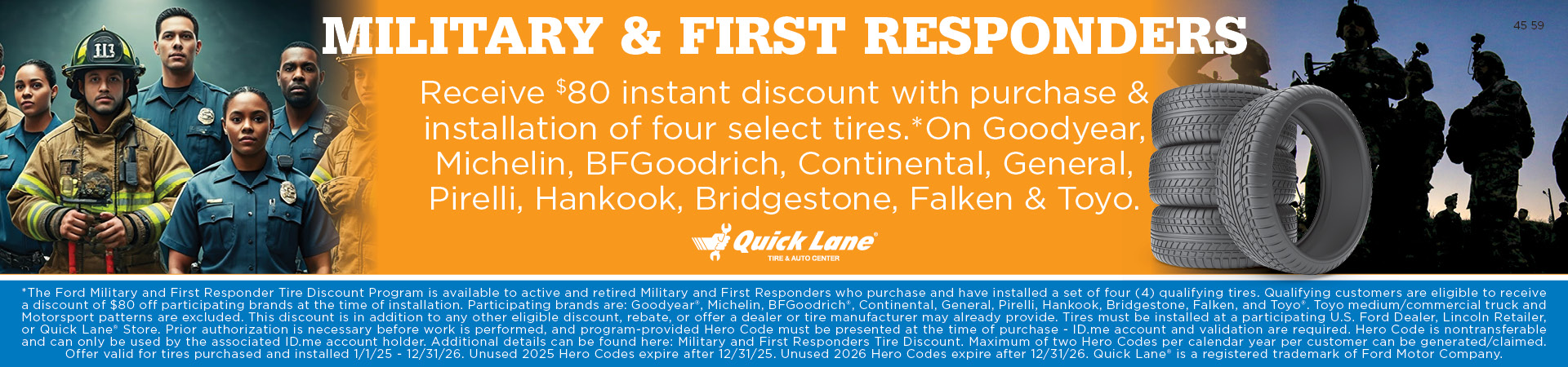 Military First Responder Special Savings Service | Houston, The Woodlands, Conroe, Spring