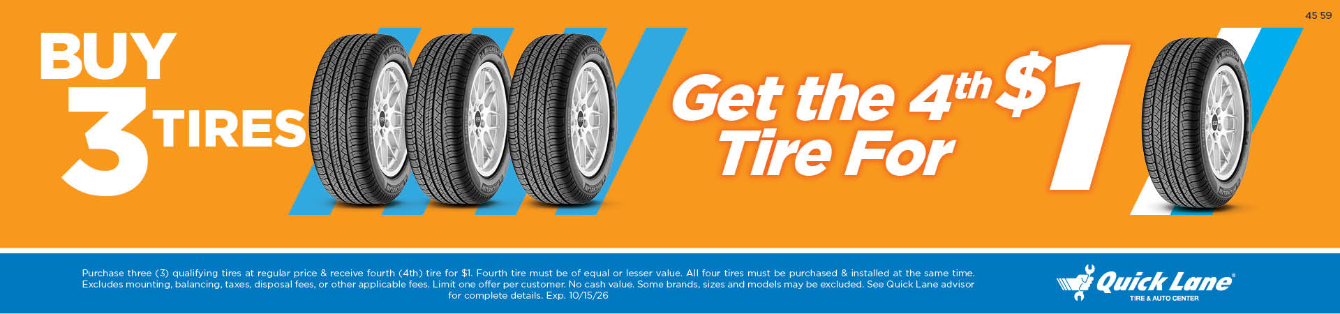 Spring The Woodlands Buy 3 Tires Get 4th $1 dollar Houston Tire Deals